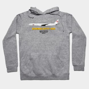 Boeing B777-300 - Japan Airlines "Star Jet Deneb" Hoodie